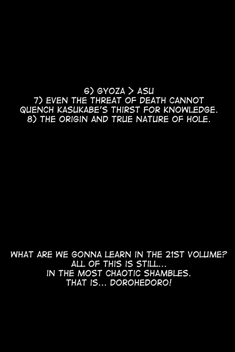 Dorohedoro vol.20 ch.137.5