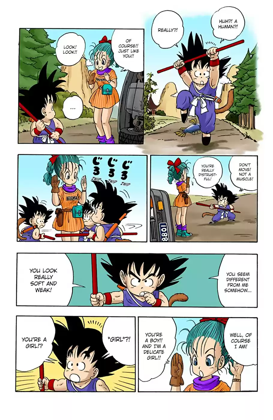 Dragon Ball Digital Colored Comics Vol. 1 Ch. 1 Bloomers and Son Goku