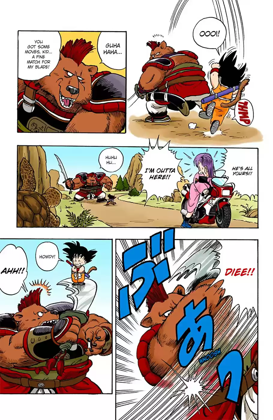 Dragon Ball Digital Colored Comics Vol. 1 Ch. 3 Goku Runs to the Beach