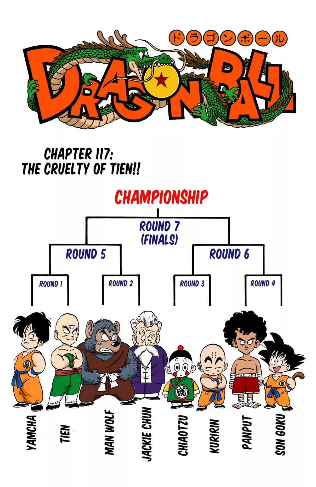 Dragon Ball Digital Colored Comics Vol. 10 Ch. 118 The Cruelty of Tien