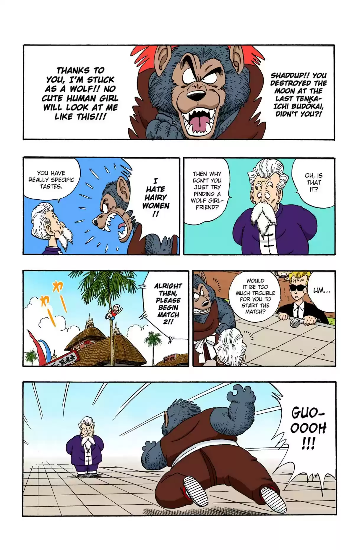 Dragon Ball Digital Colored Comics Vol. 10 Ch. 119 The Full Moon Grudge