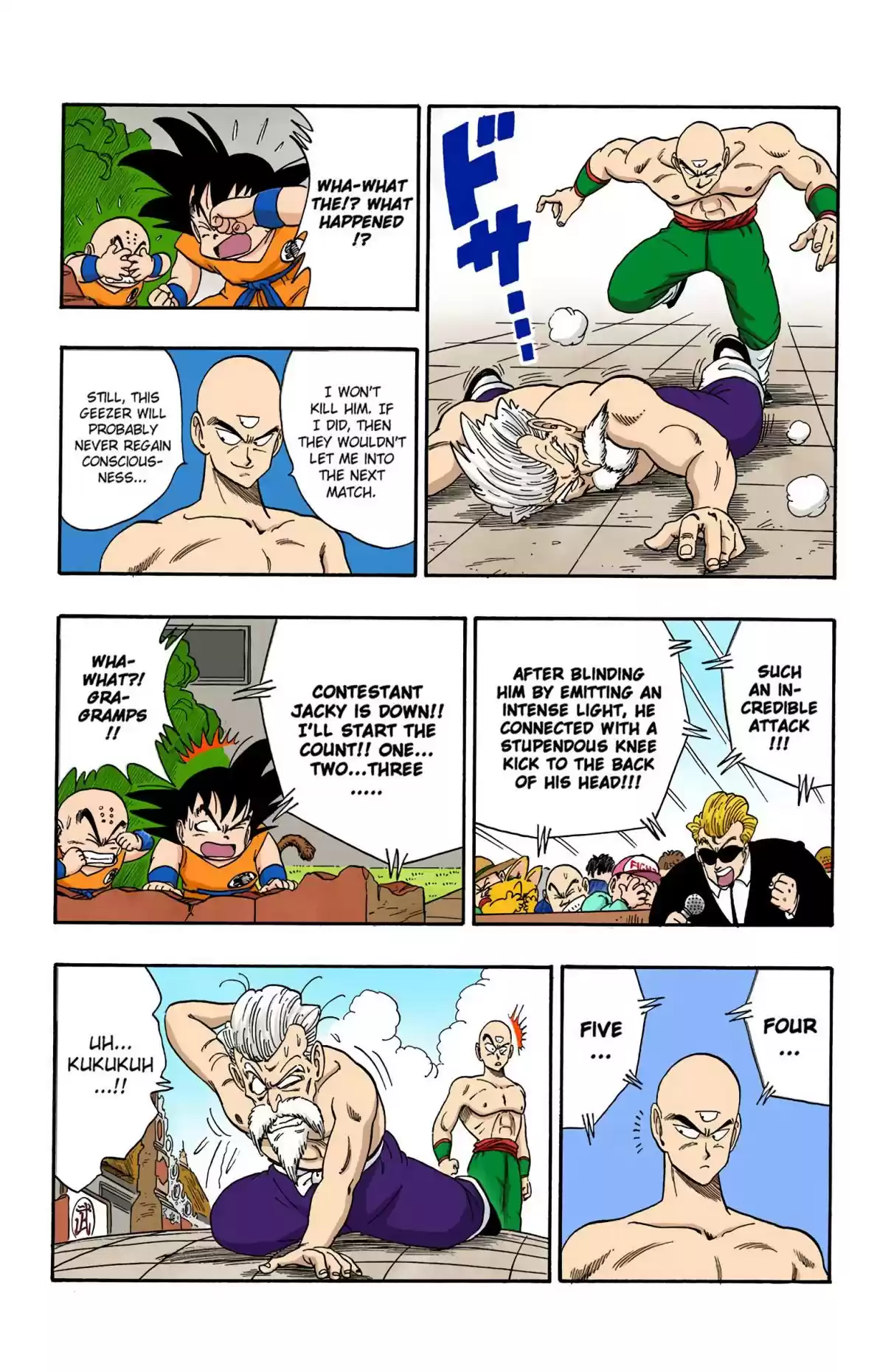 Dragon Ball Digital Colored Comics Vol. 11 Ch. 124 Young Tien