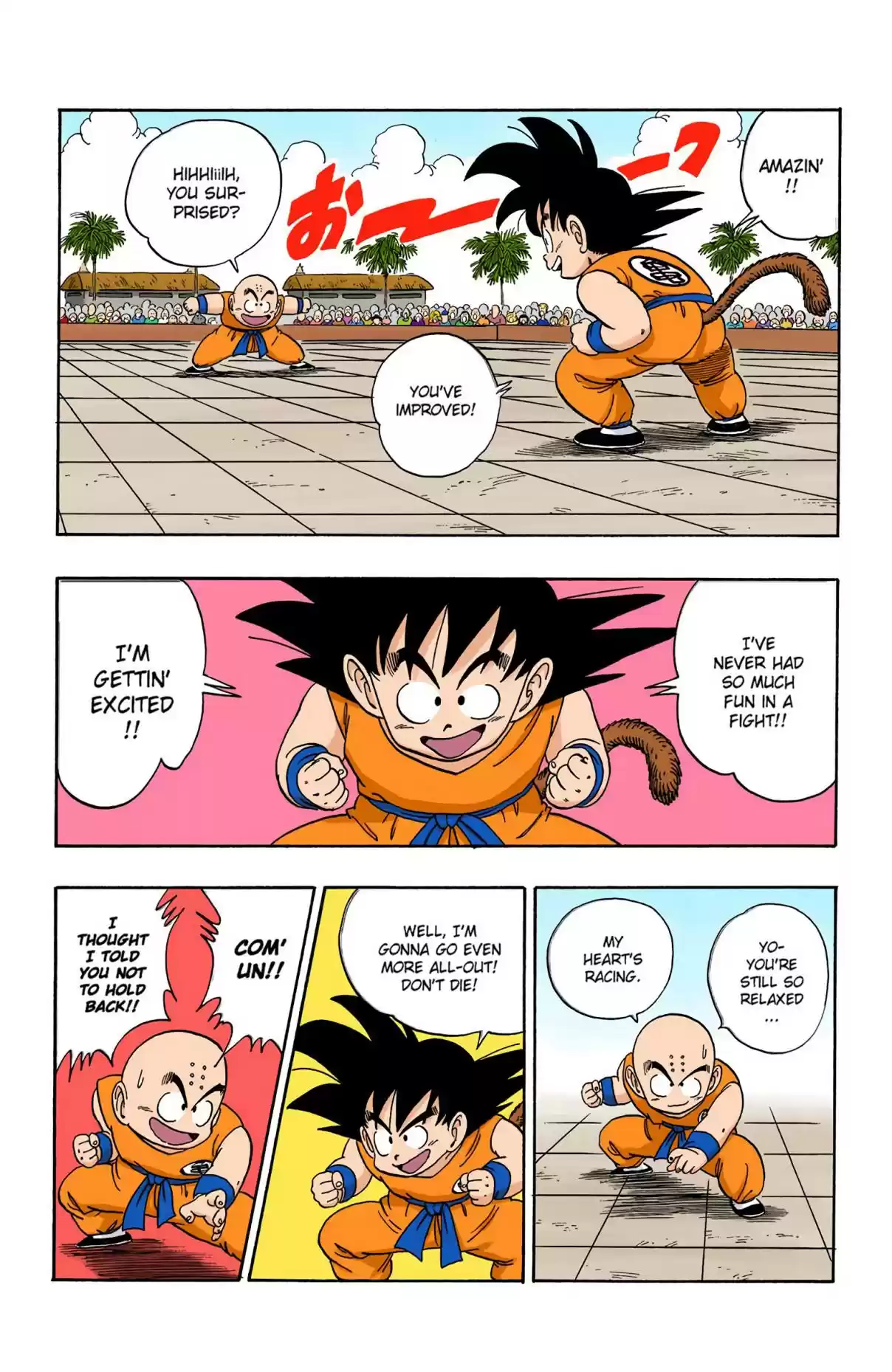 Dragon Ball Digital Colored Comics Vol. 11 Ch. 126 Goku vs. Kuririn, Part 2