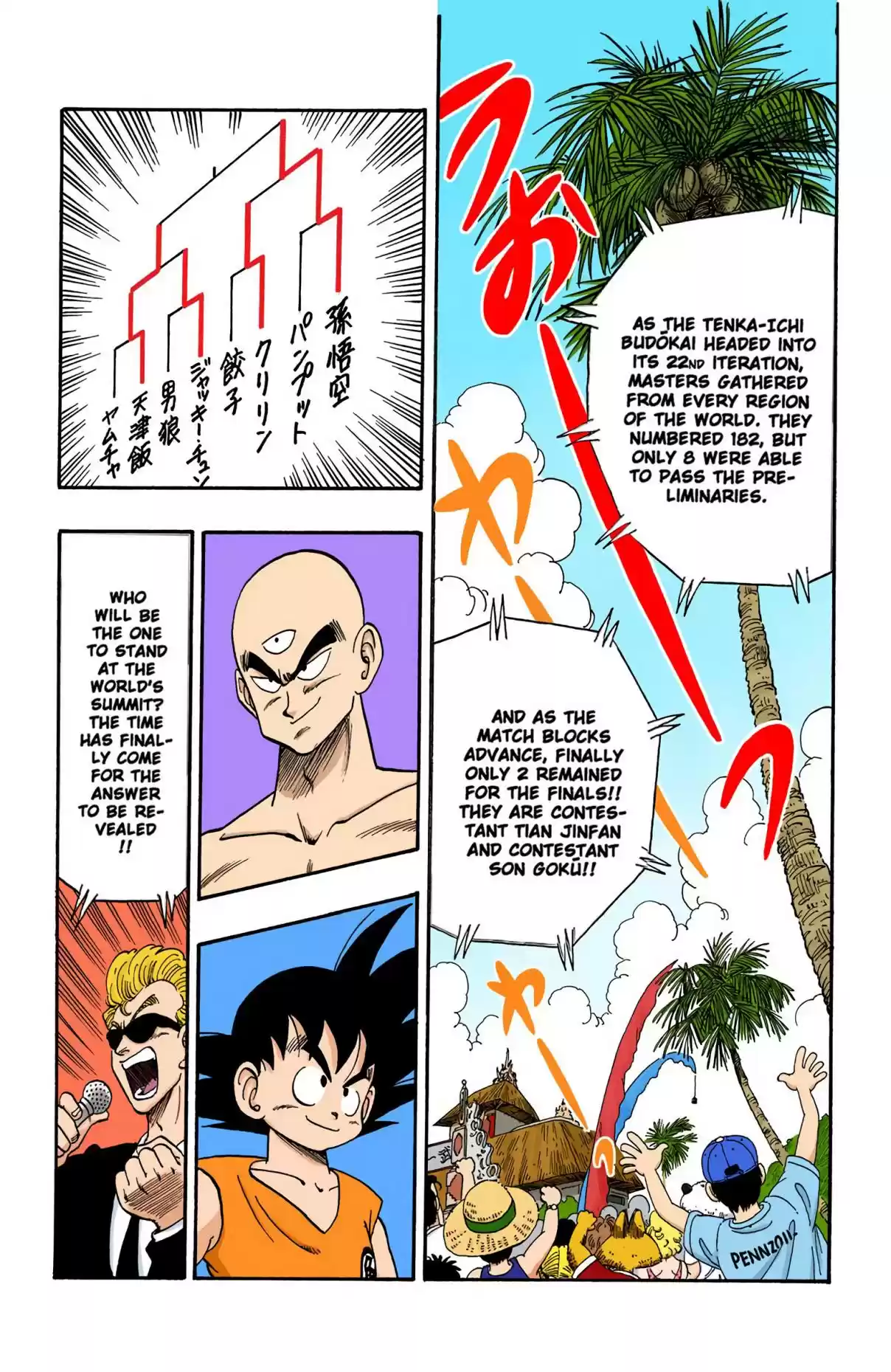 Dragon Ball Digital Colored Comics Vol. 11 Ch. 128 Goku vs. Tien