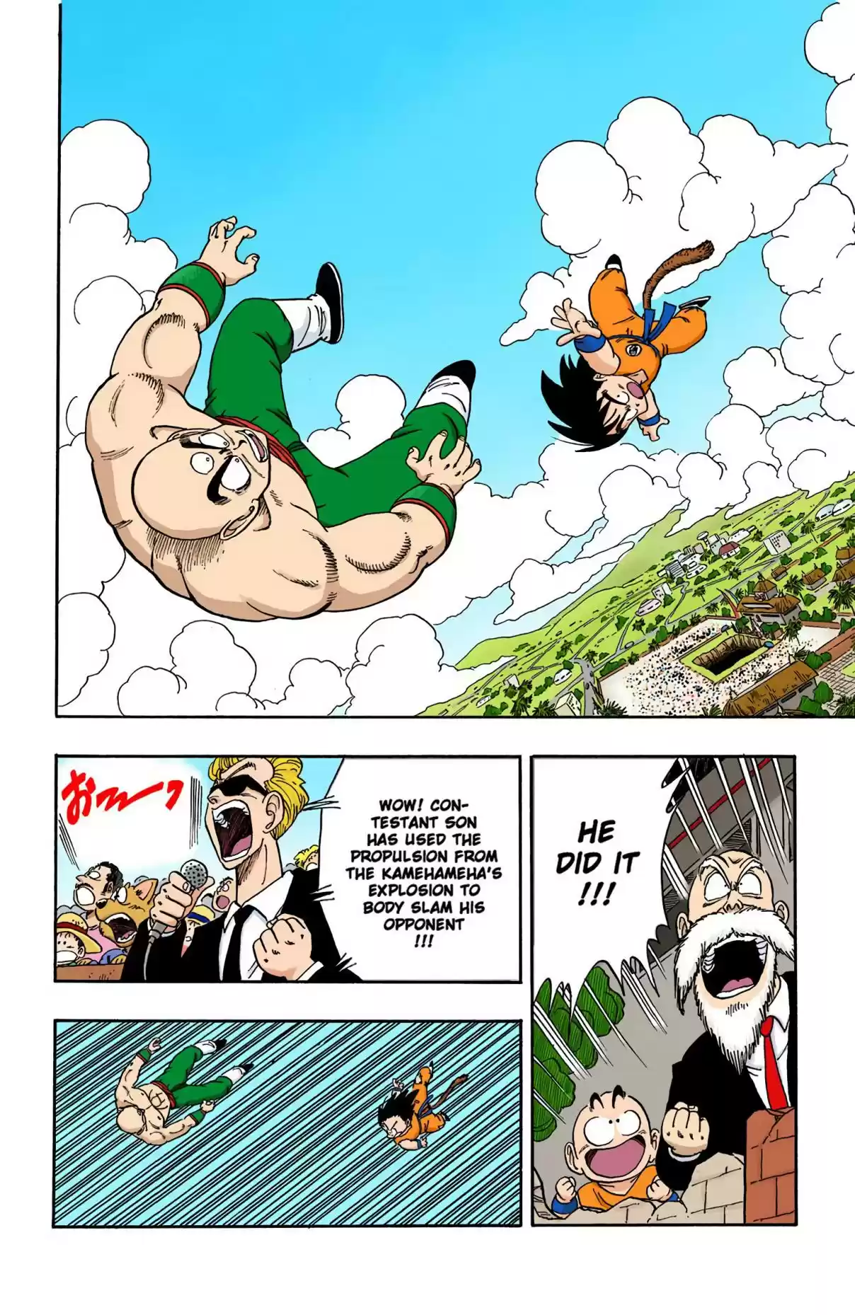 Dragon Ball Digital Colored Comics Vol. 11 Ch. 134 Up in the Air