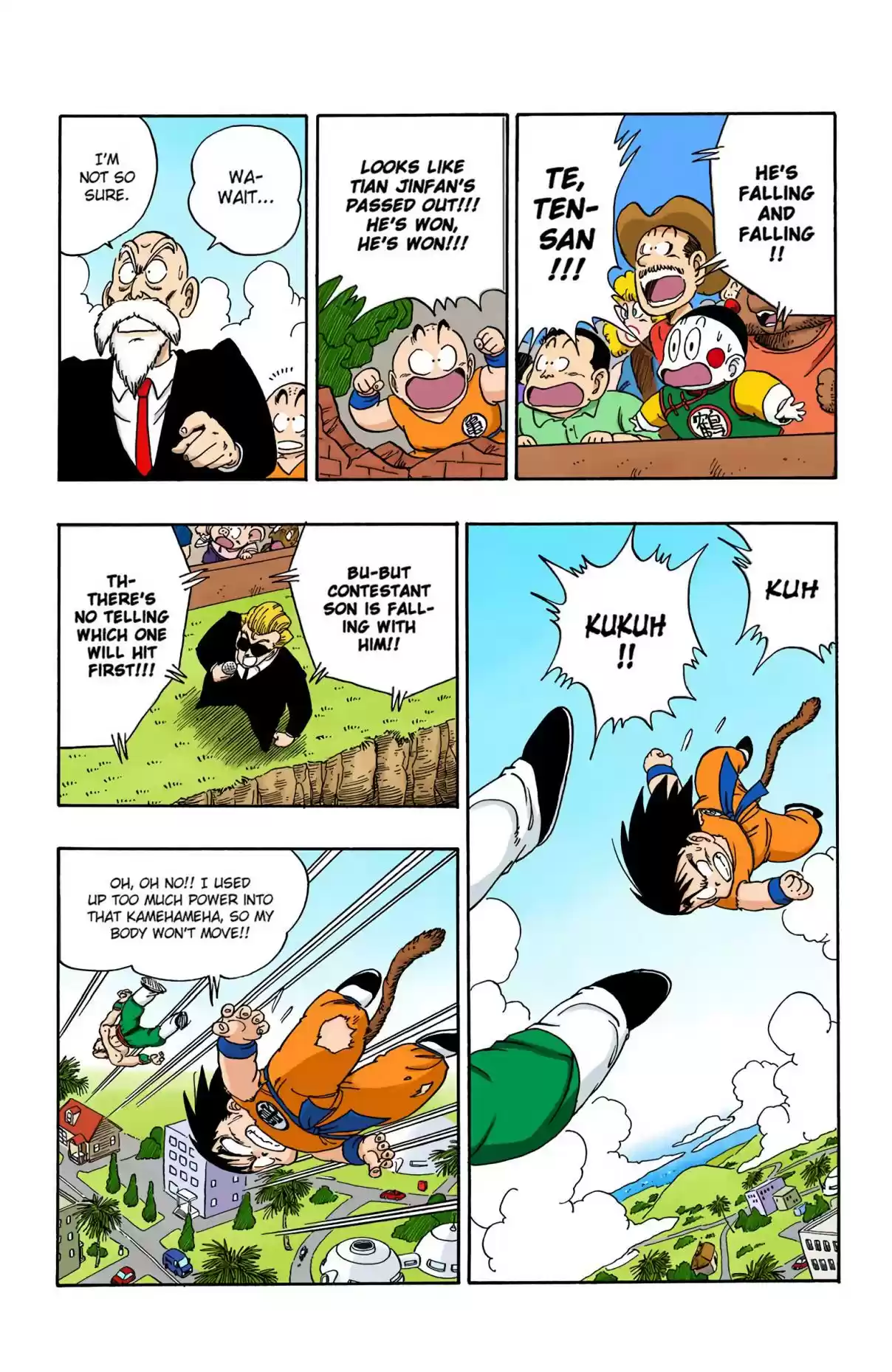 Dragon Ball Digital Colored Comics Vol. 11 Ch. 134 Up in the Air