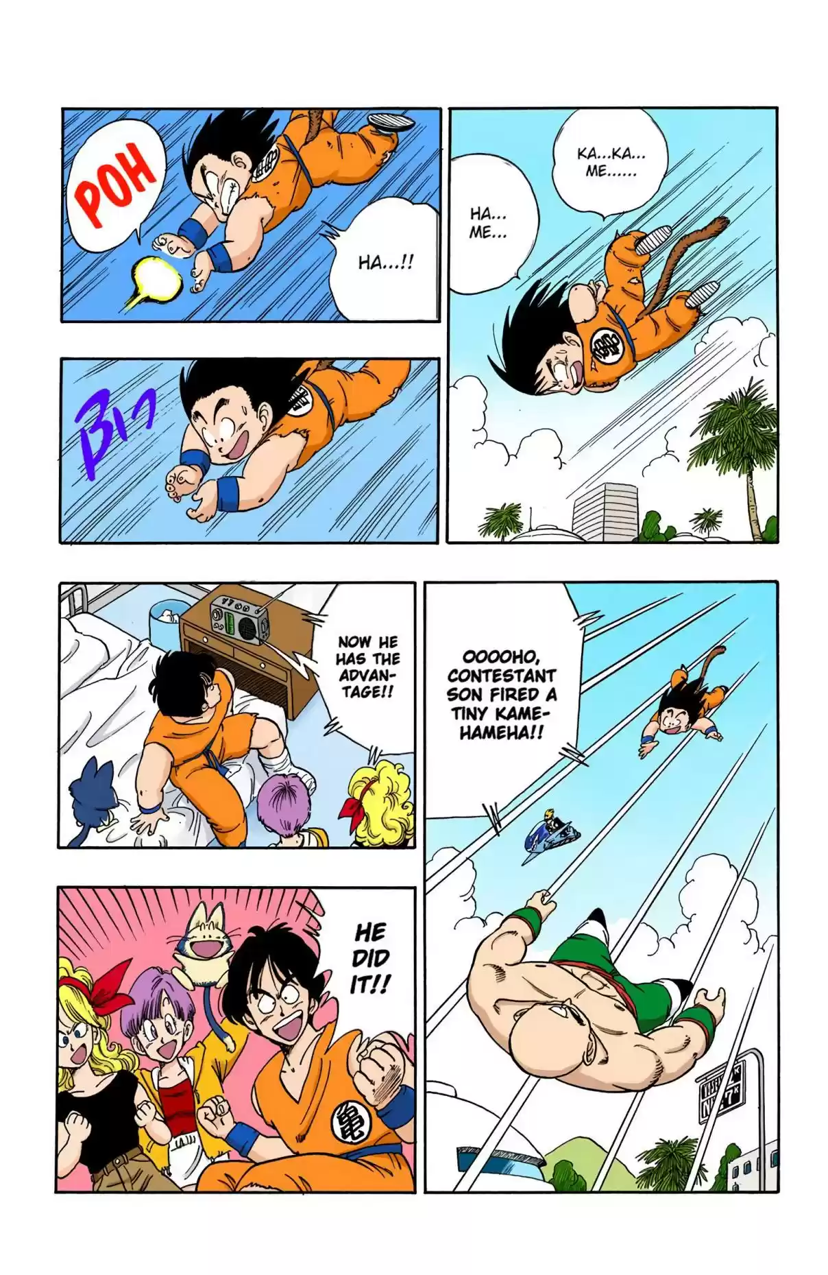 Dragon Ball Digital Colored Comics Vol. 11 Ch. 134 Up in the Air