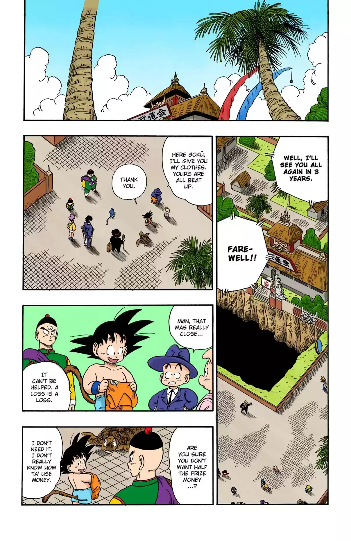 Dragon Ball Digital Colored Comics Vol. 11 Ch. 134 Up in the Air