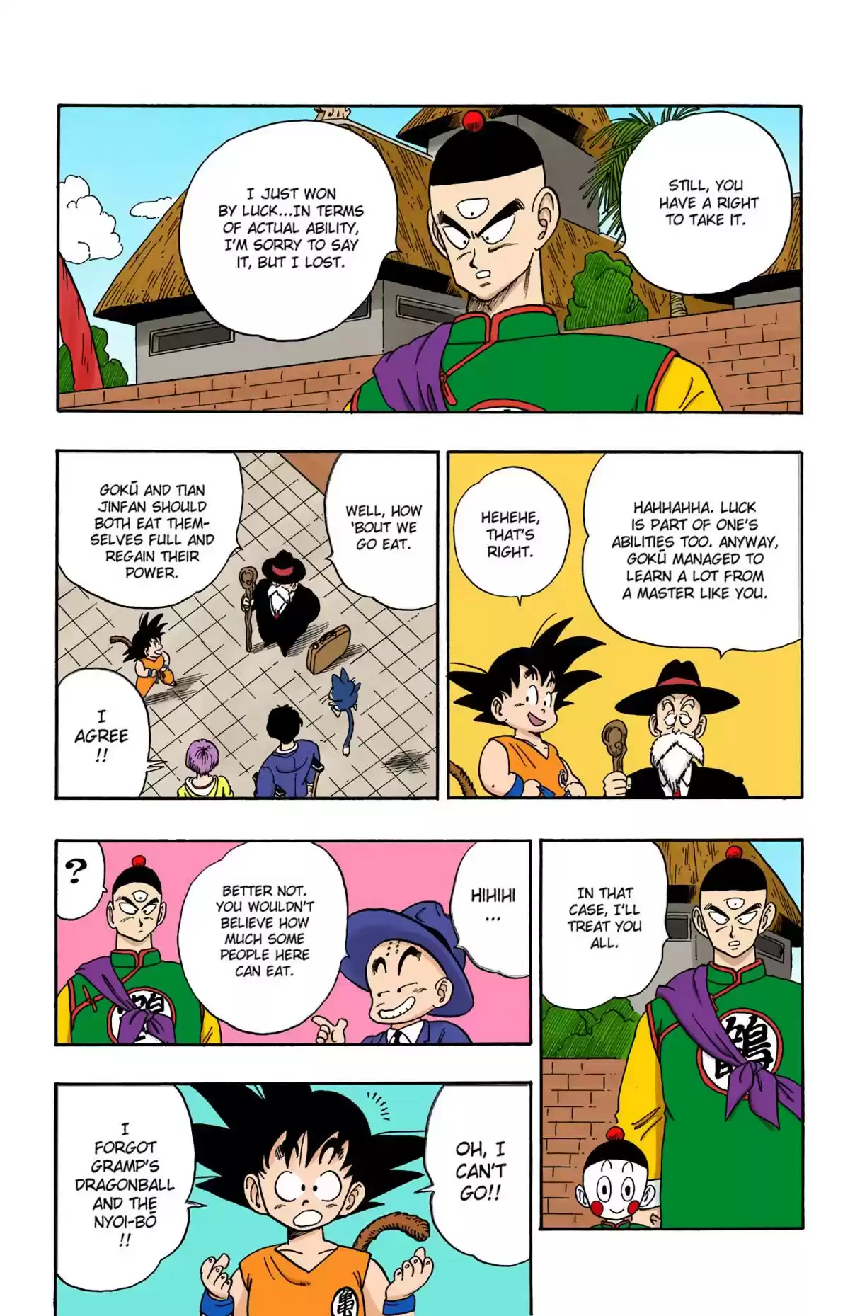 Dragon Ball Digital Colored Comics Vol. 11 Ch. 134 Up in the Air