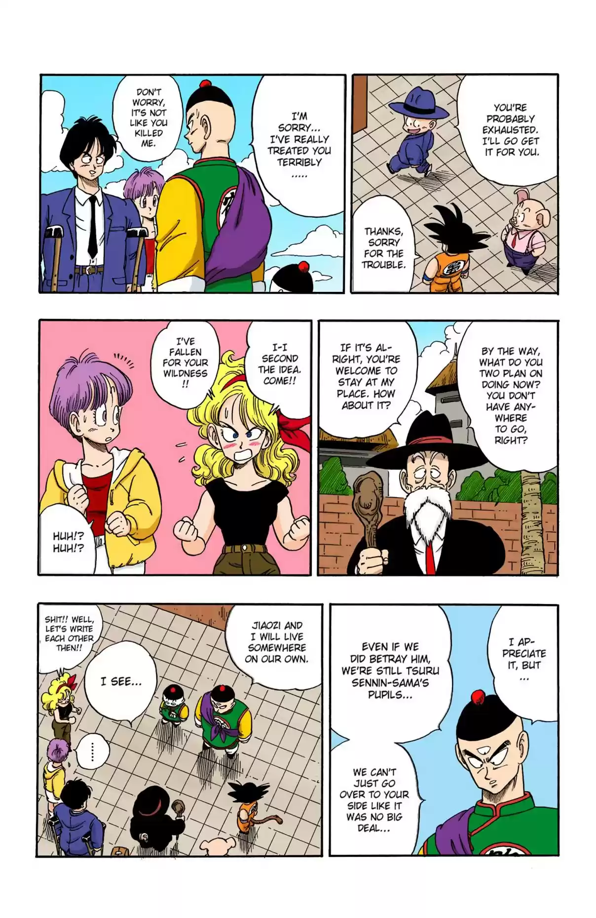 Dragon Ball Digital Colored Comics Vol. 11 Ch. 134 Up in the Air