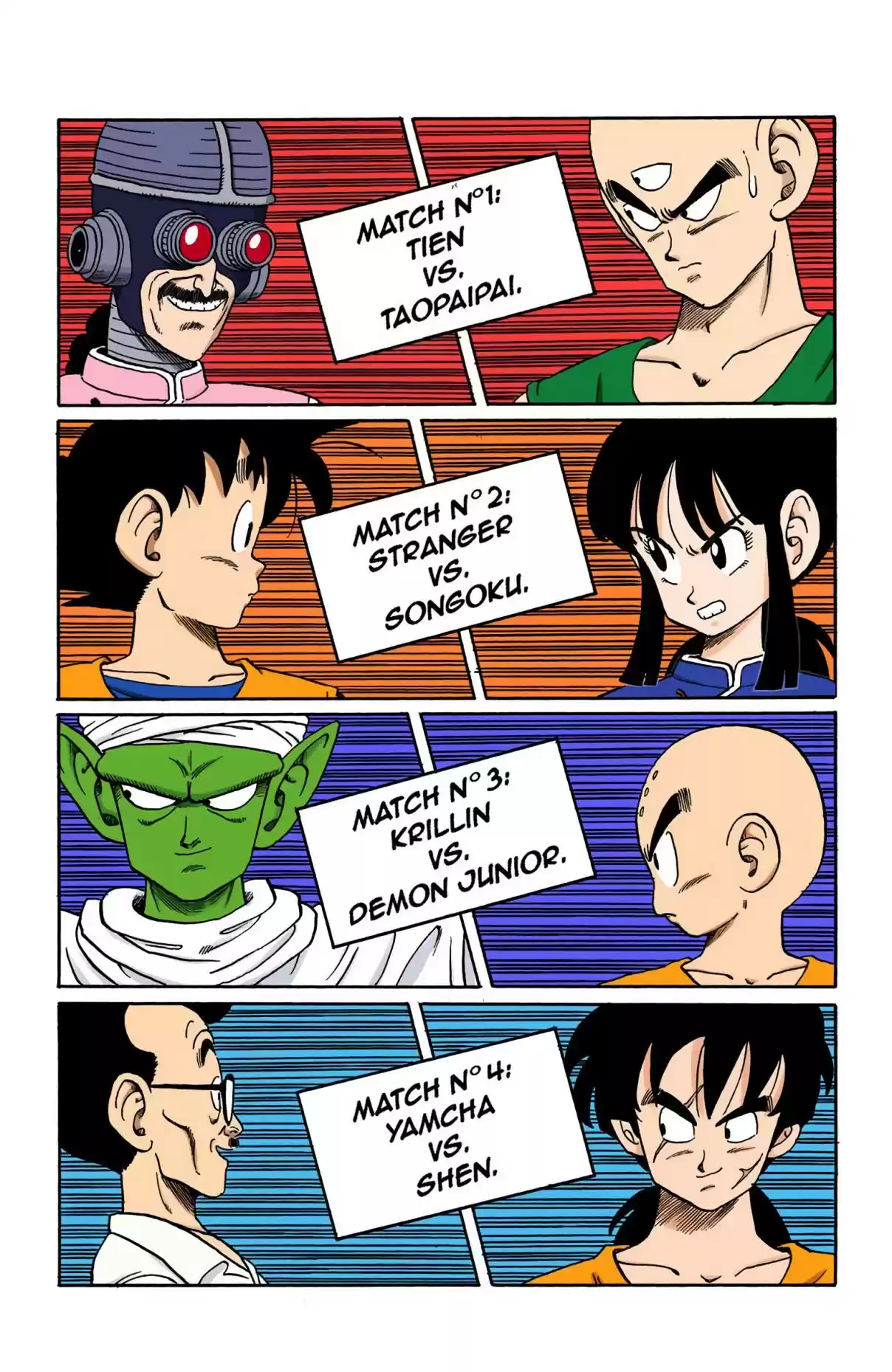 Dragon Ball Digital Colored Comics Vol. 14 Ch. 168 The 8 Finalists