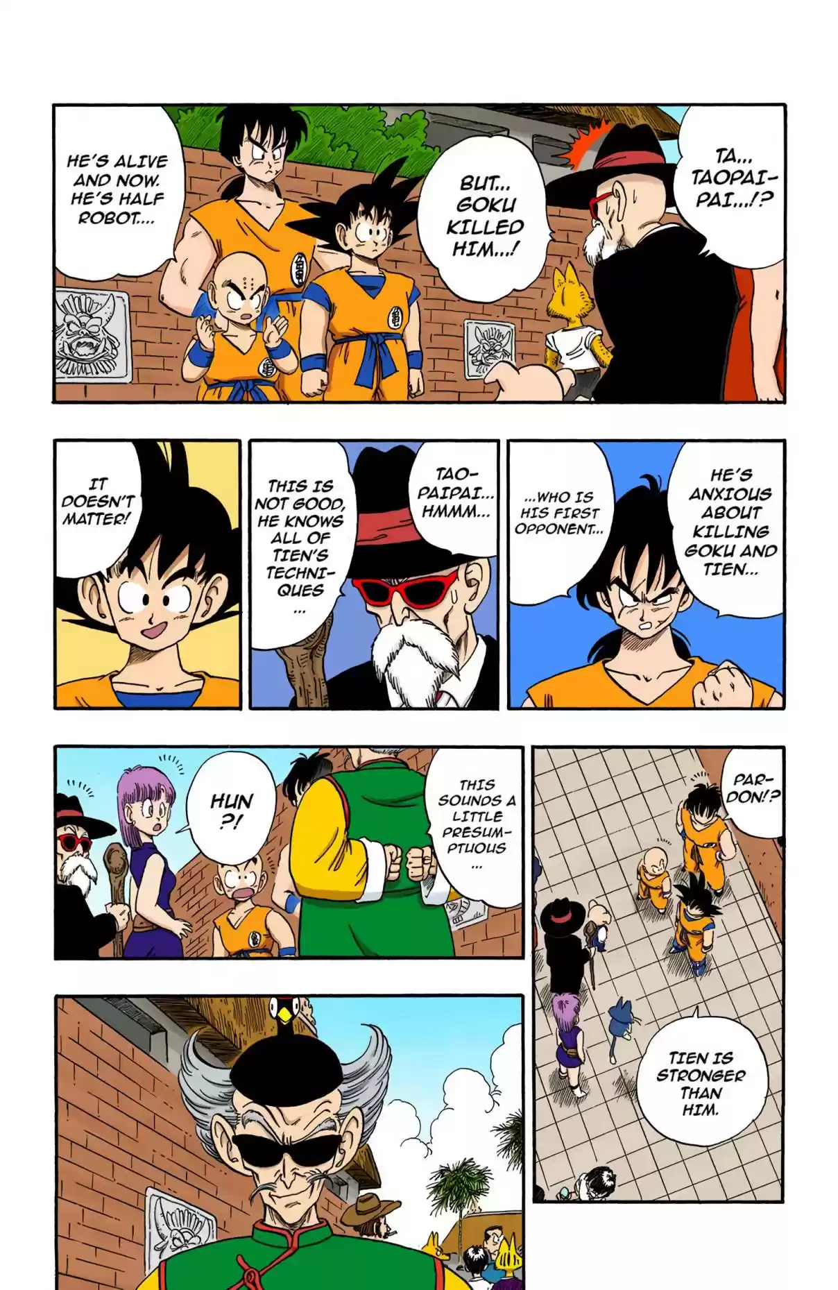 Dragon Ball Digital Colored Comics Vol. 14 Ch. 169 Tenshinhan vs Taopaipai
