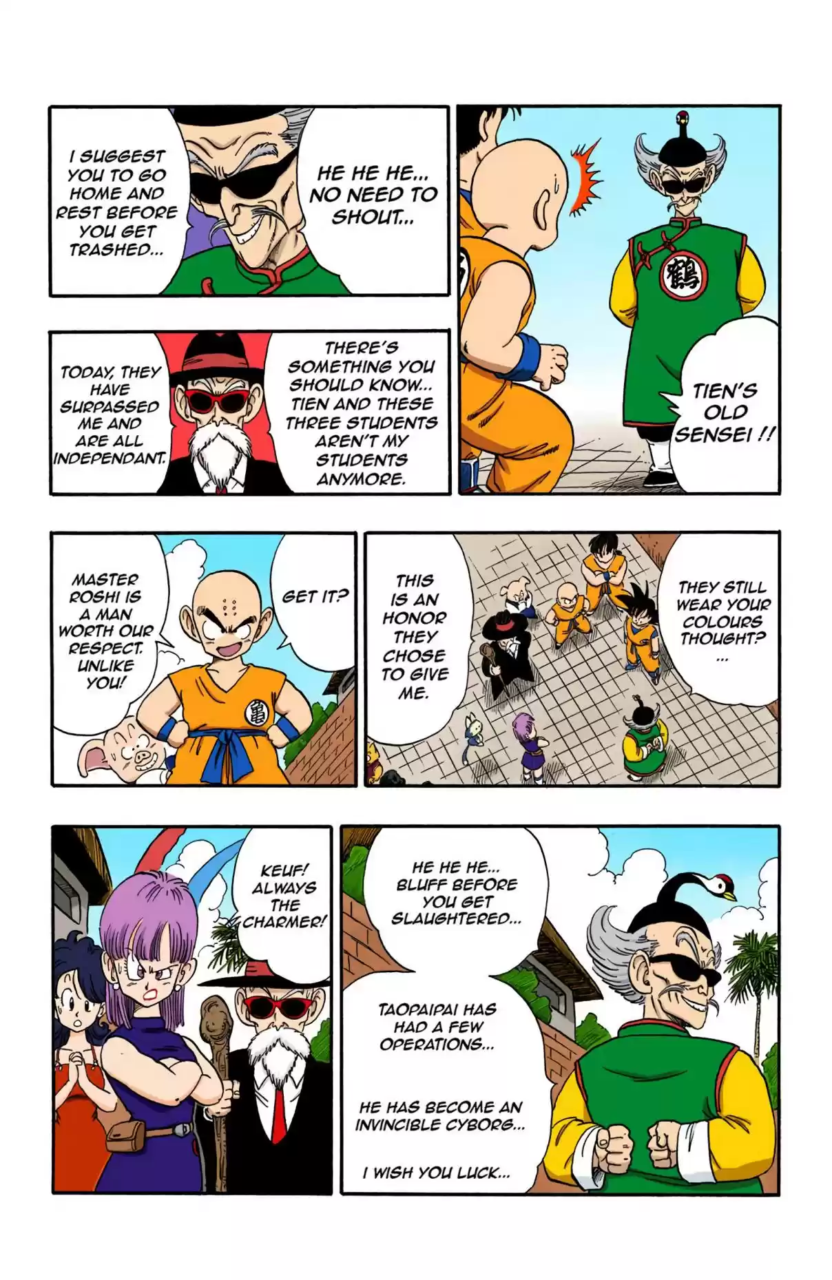 Dragon Ball Digital Colored Comics Vol. 14 Ch. 169 Tenshinhan vs Taopaipai