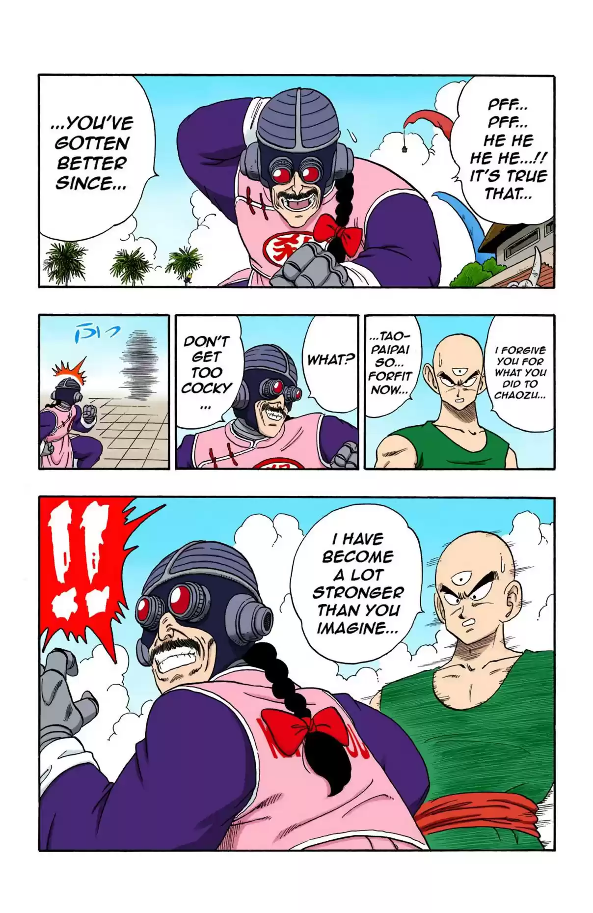 Dragon Ball Digital Colored Comics Vol. 14 Ch. 169 Tenshinhan vs Taopaipai