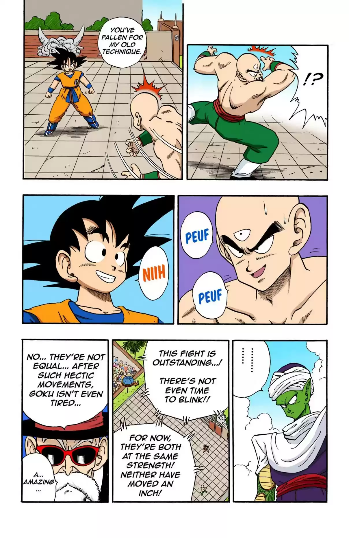 Dragon Ball Digital Colored Comics Vol. 15 Ch. 176 Goku vs. Tenshinhan