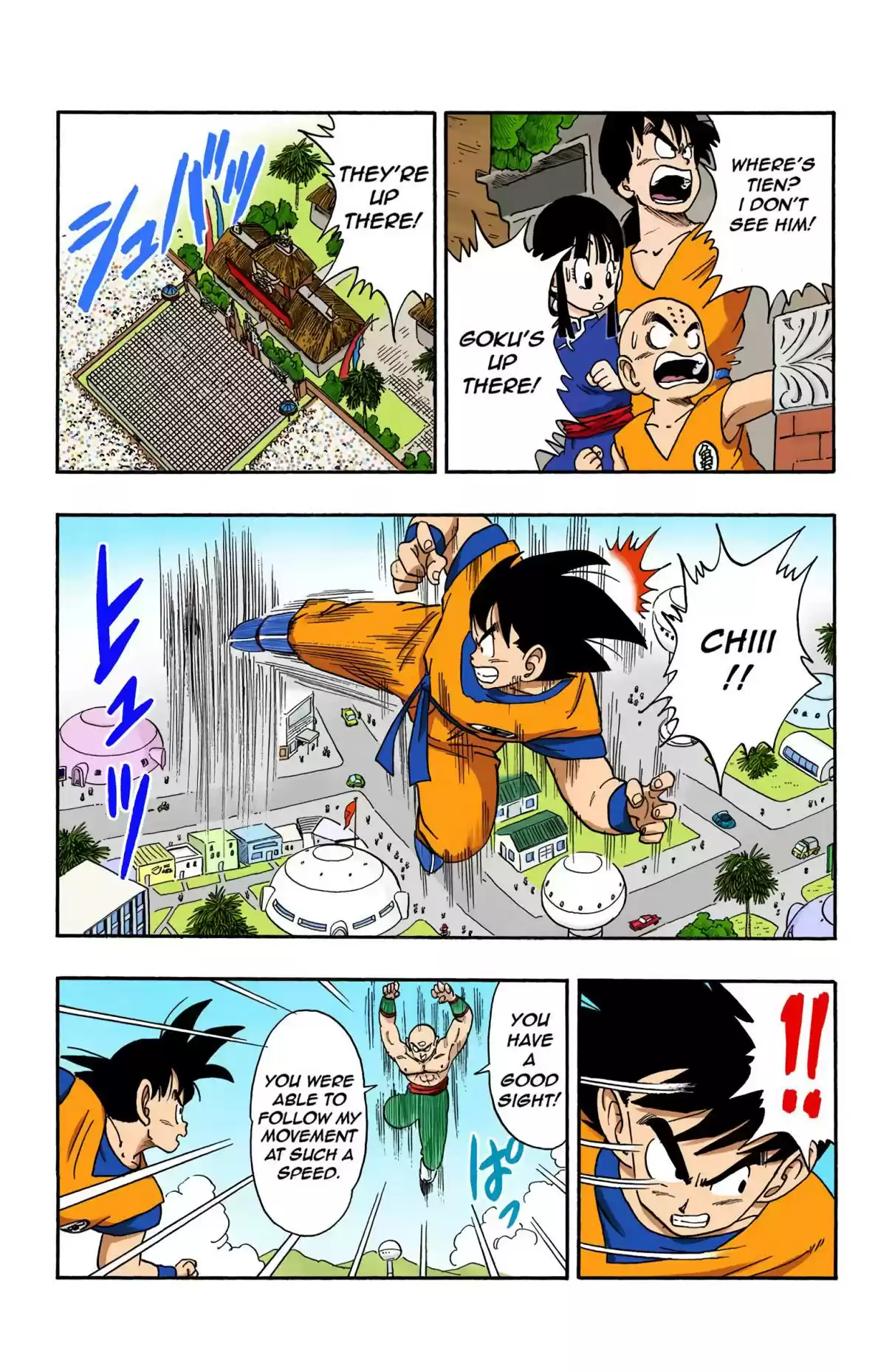 Dragon Ball Digital Colored Comics Vol. 15 Ch. 177 Goku vs. Tenshinhan, Part 2
