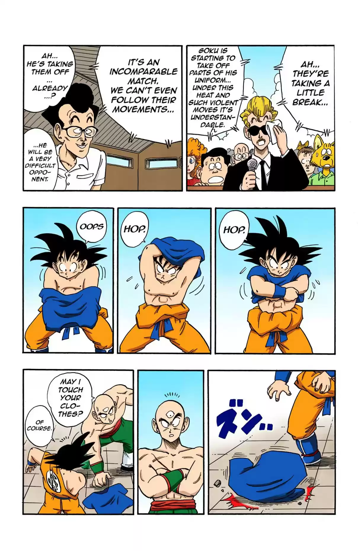 Dragon Ball Digital Colored Comics Vol. 15 Ch. 177 Goku vs. Tenshinhan, Part 2