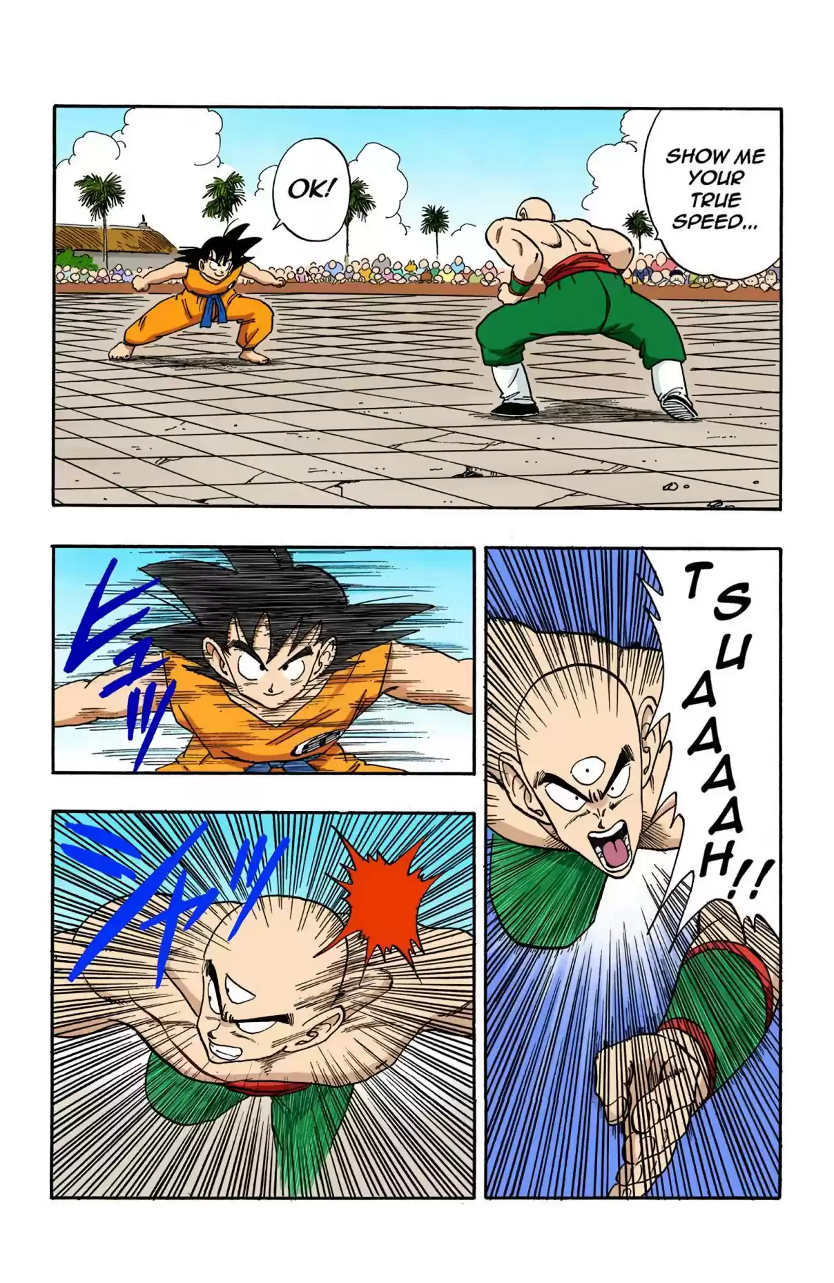 Dragon Ball Digital Colored Comics Vol. 15 Ch. 177 Goku vs. Tenshinhan, Part 2