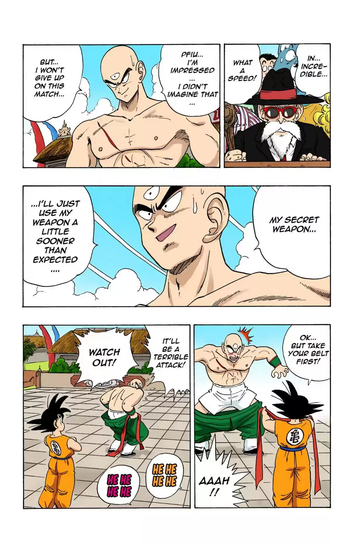 Dragon Ball Digital Colored Comics Vol. 15 Ch. 178 Tenshinhan's Secret Move!