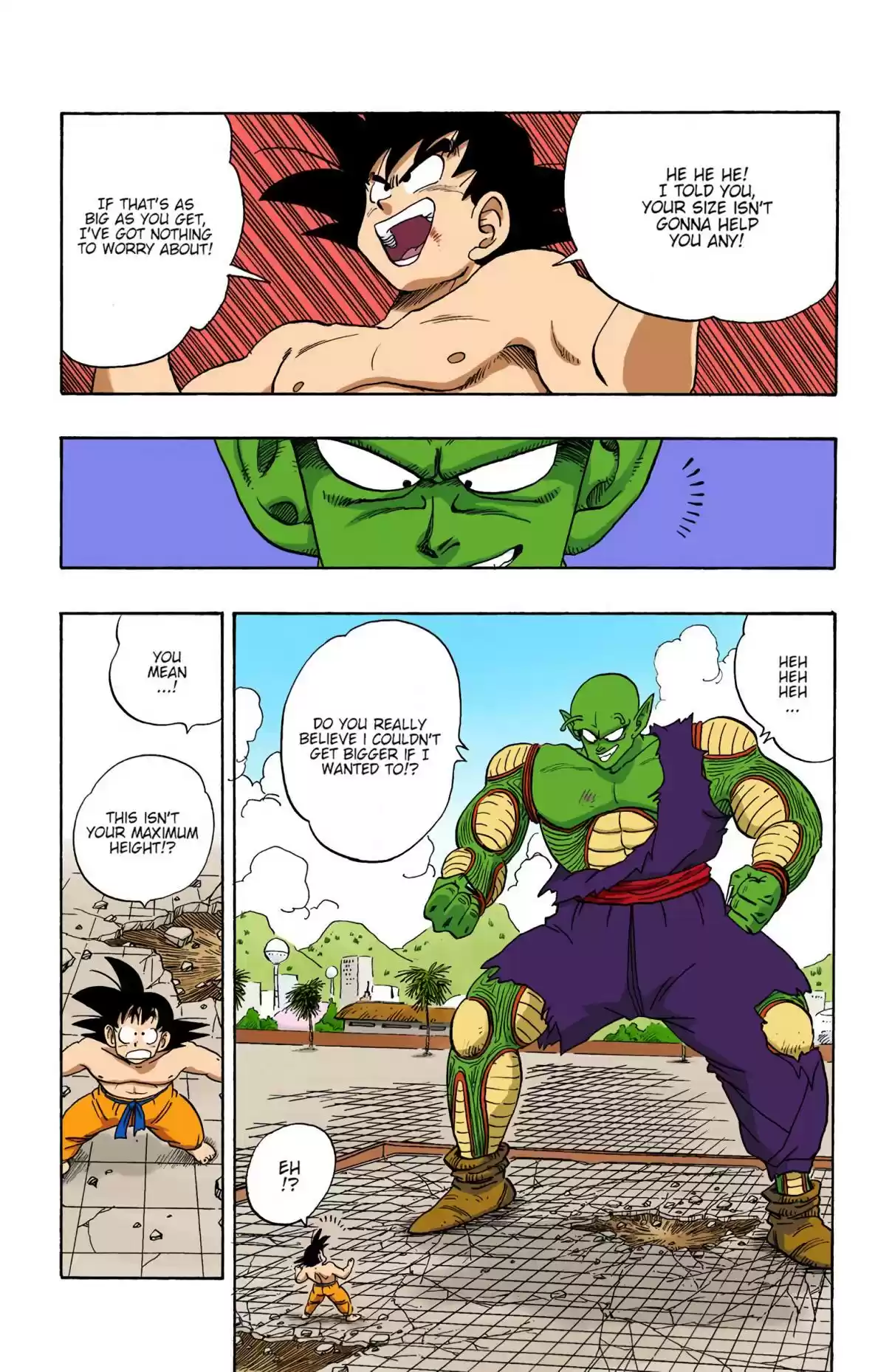 Dragon Ball Digital Colored Comics Vol. 16 Ch. 187 Piccolo's Super Giantification Spell