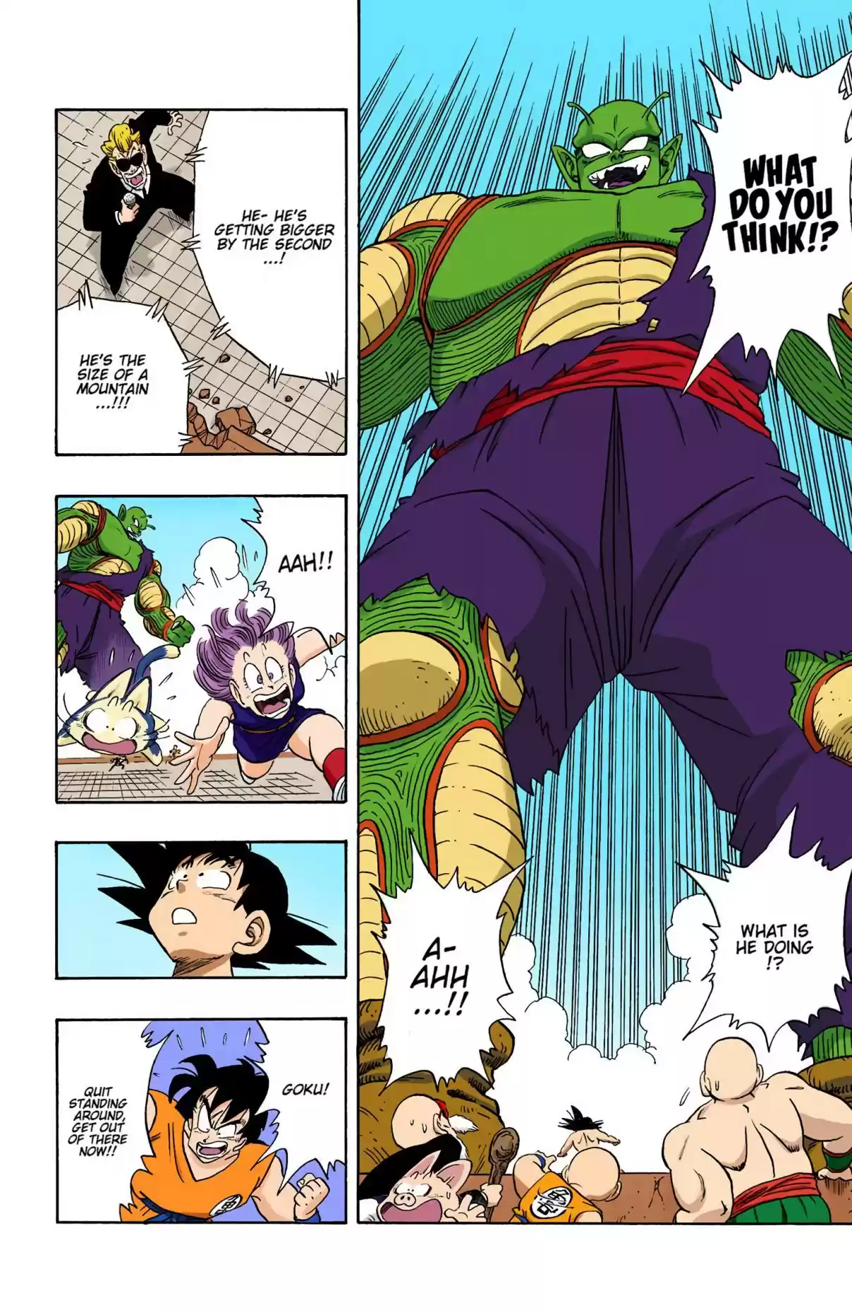 Dragon Ball Digital Colored Comics Vol. 16 Ch. 187 Piccolo's Super Giantification Spell