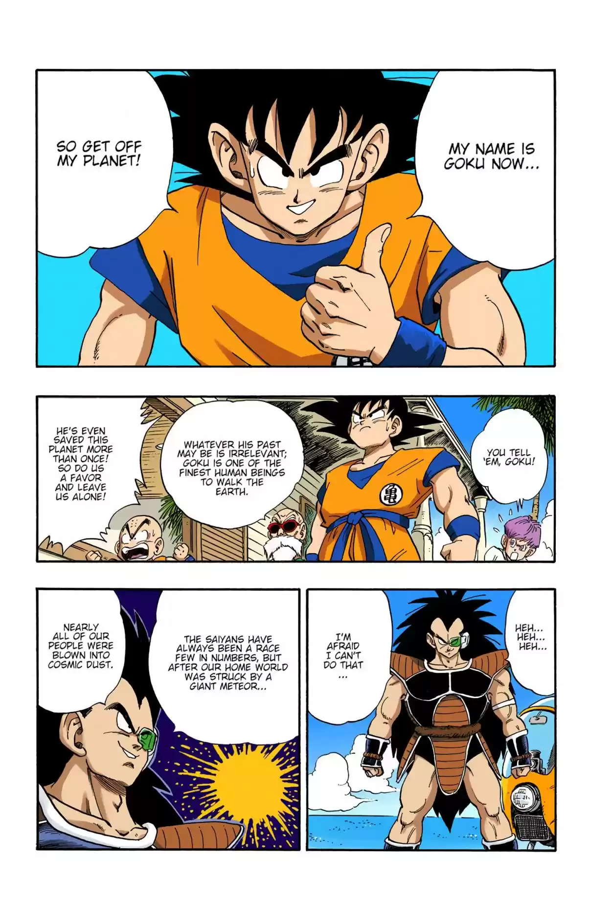 Dragon Ball Digital Colored Comics Vol. 17 Ch. 197 Tails of Future Not Quite Past
