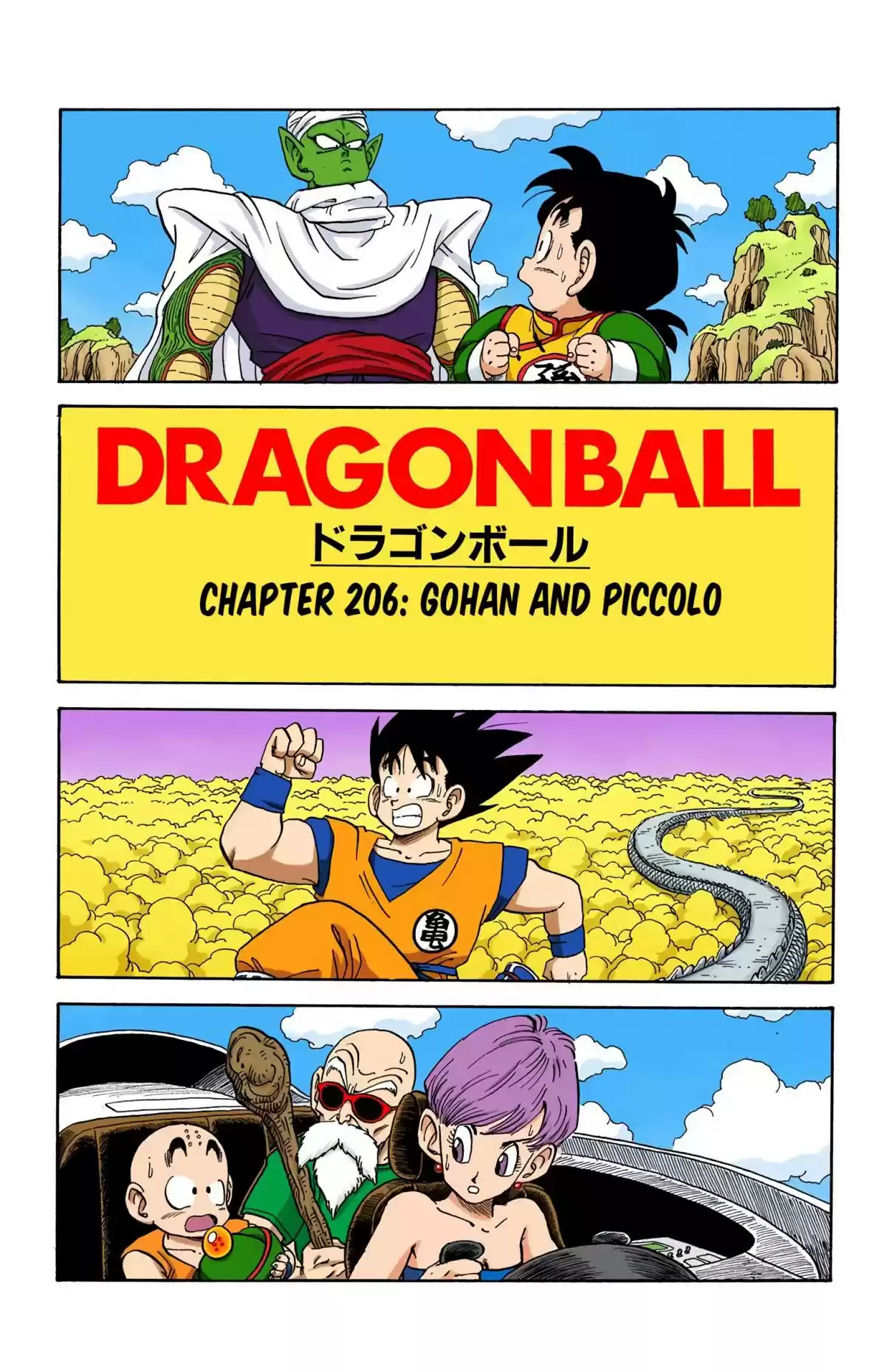 Dragon Ball Digital Colored Comics Vol. 17 Ch. 206 Gohan and Piccolo
