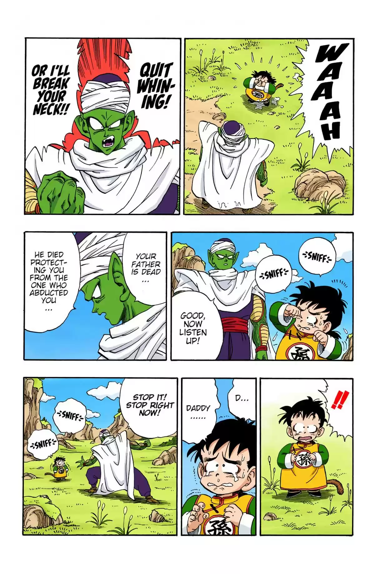 Dragon Ball Digital Colored Comics Vol. 17 Ch. 206 Gohan and Piccolo