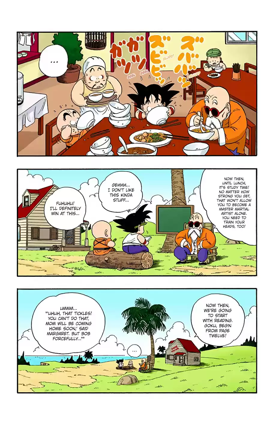Dragon Ball Digital Colored Comics Vol. 3 Ch. 31 The Kamesen Style's Severe Training