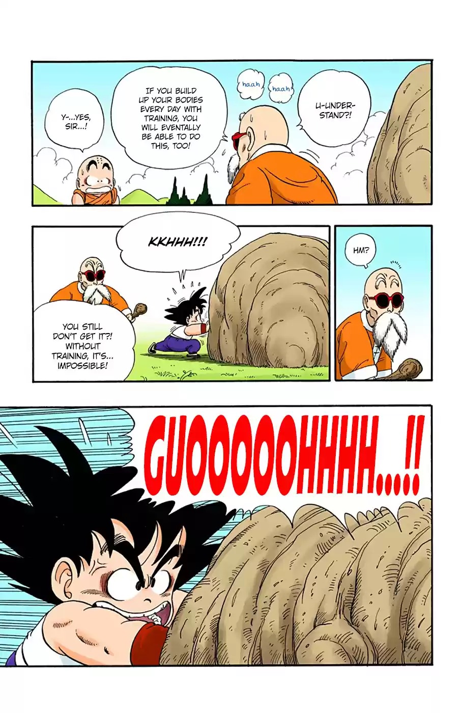 Dragon Ball Digital Colored Comics Vol. 3 Ch. 31 The Kamesen Style's Severe Training