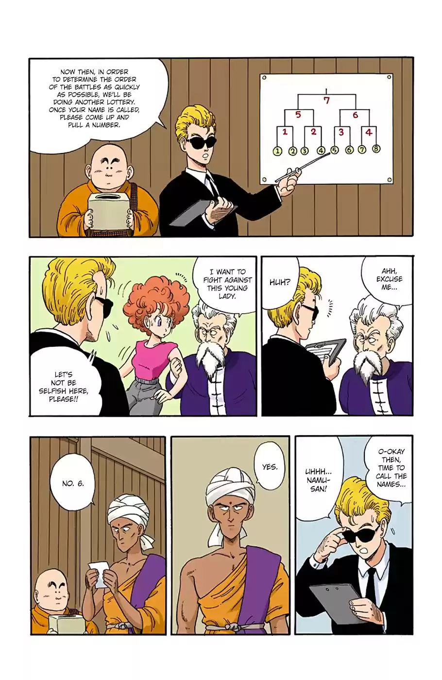 Dragon Ball Digital Colored Comics Vol. 3 Ch. 35 The Match Ups Decided!!