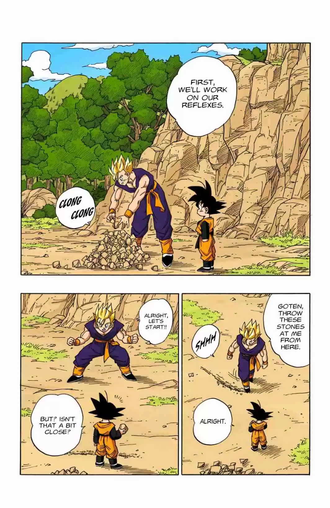 Dragon Ball Digital Colored Comics Vol. 36 Ch. 427 The Special Training Begins