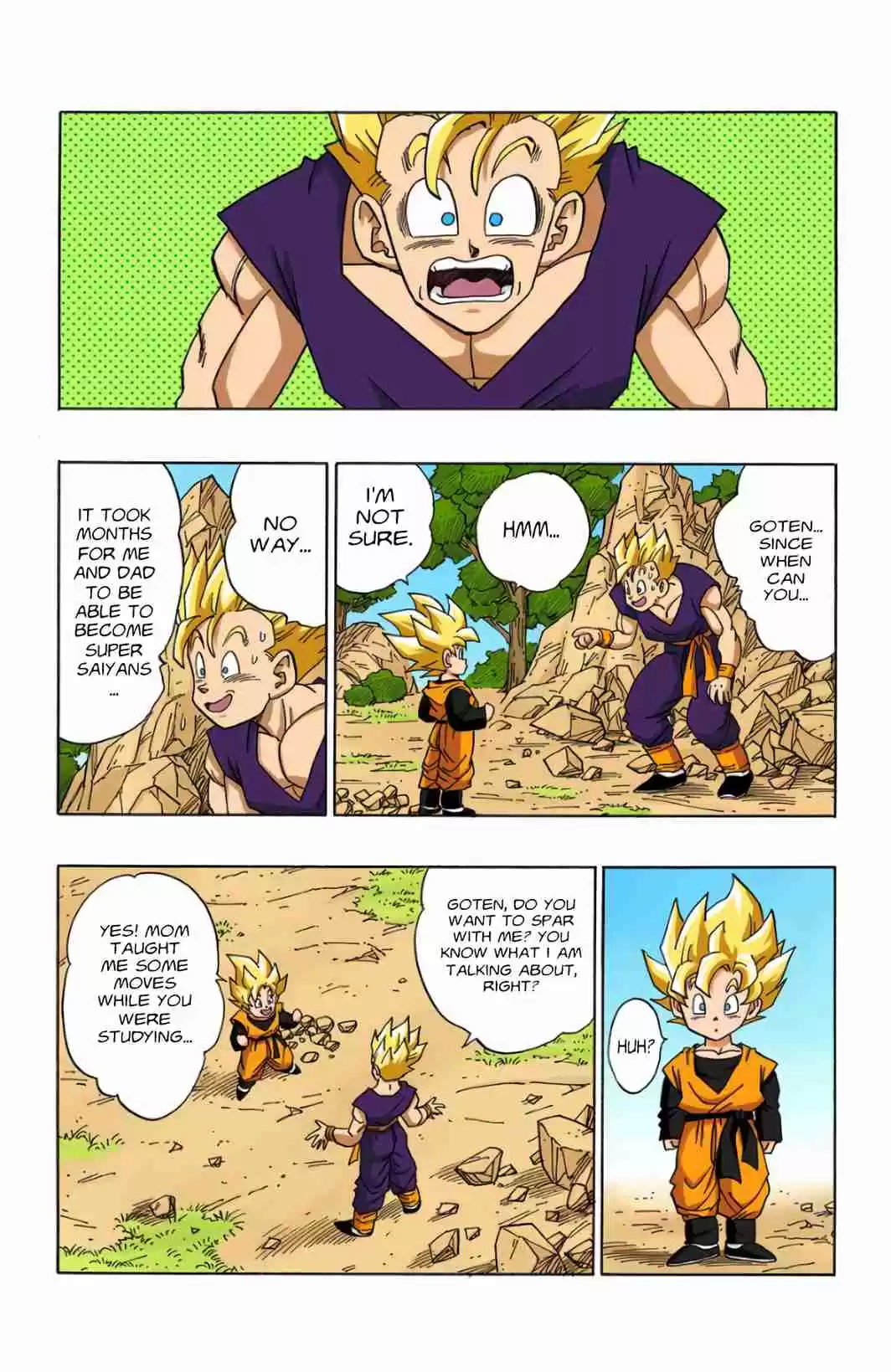 Dragon Ball Digital Colored Comics Vol. 36 Ch. 427 The Special Training Begins