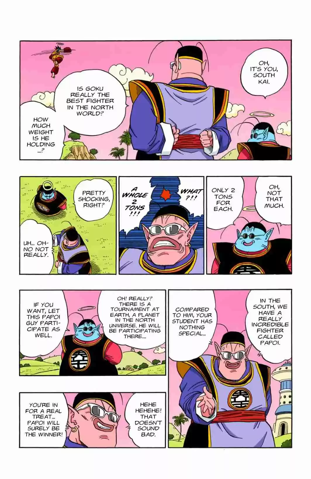 Dragon Ball Digital Colored Comics Vol. 36 Ch. 428 Videl San Takes flight