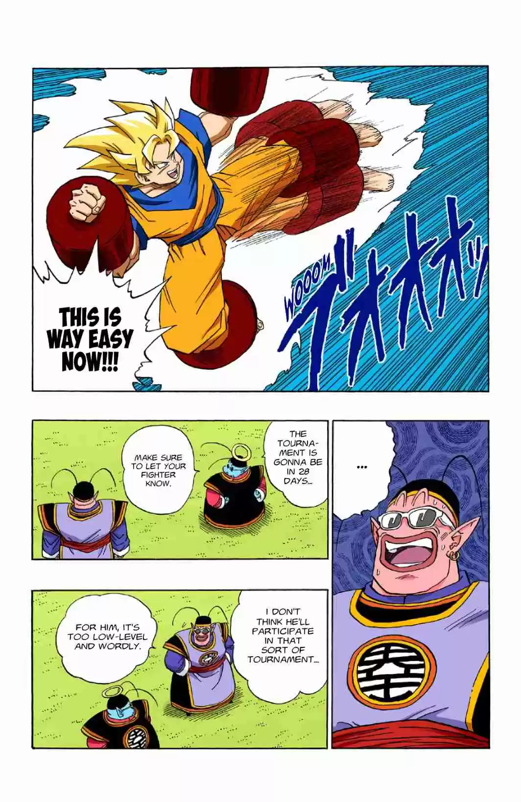 Dragon Ball Digital Colored Comics Vol. 36 Ch. 428 Videl San Takes flight