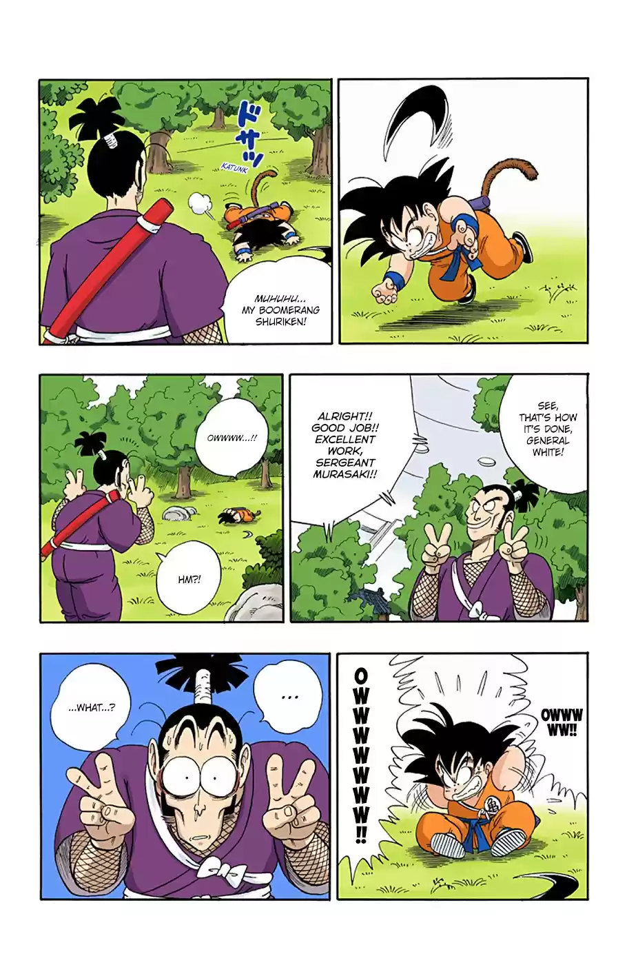 Dragon Ball Digital Colored Comics Vol. 5 Ch. 61 Ninpō! The 4½ Tatami Counter!!