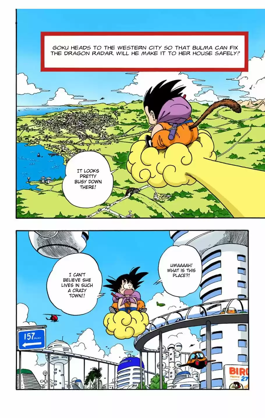 Dragon Ball Digital Colored Comics Vol. 6 Ch. 68 Bulma's House in West City