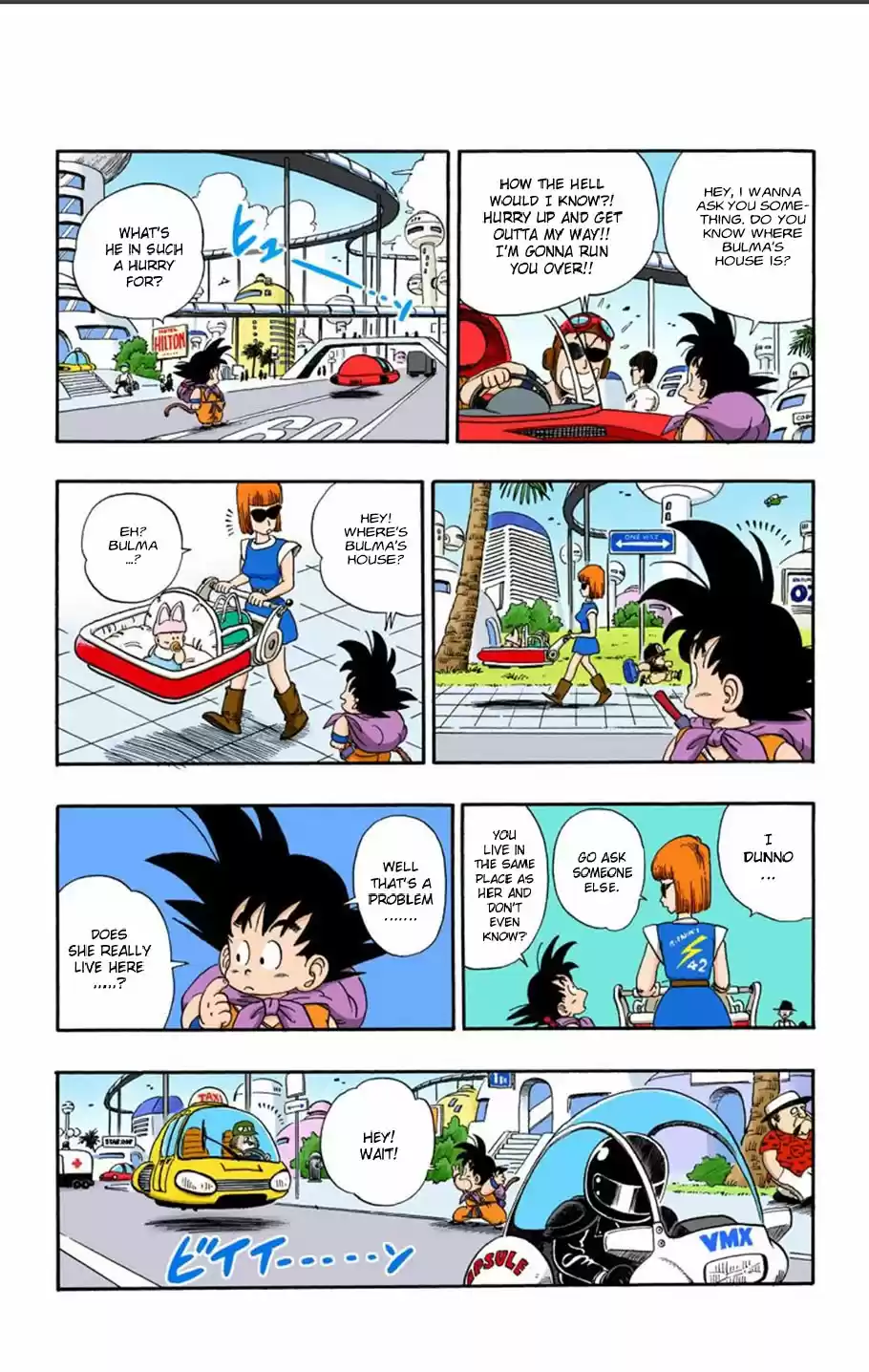 Dragon Ball Digital Colored Comics Vol. 6 Ch. 68 Bulma's House in West City