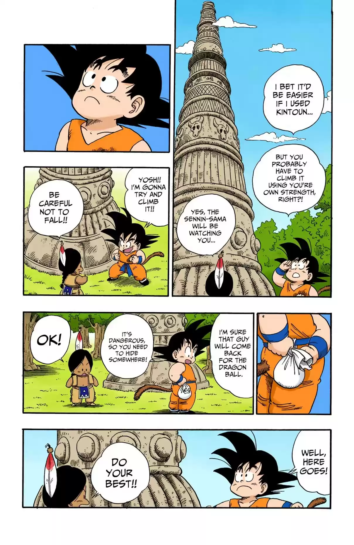 Dragon Ball Digital Colored Comics Vol. 7 Ch. 87 The Great Climb