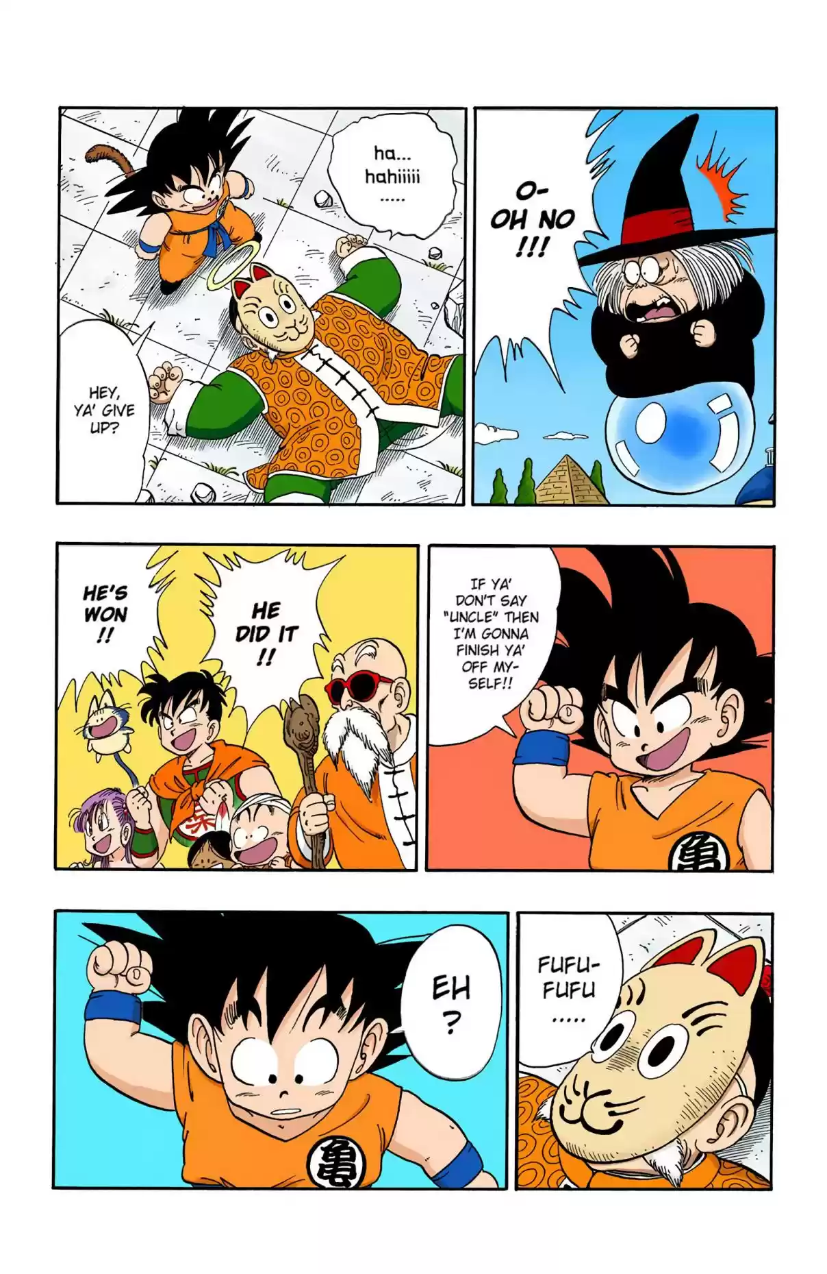 Dragon Ball Digital Colored Comics Vol. 9 Ch. 107 To Win by a Tail
