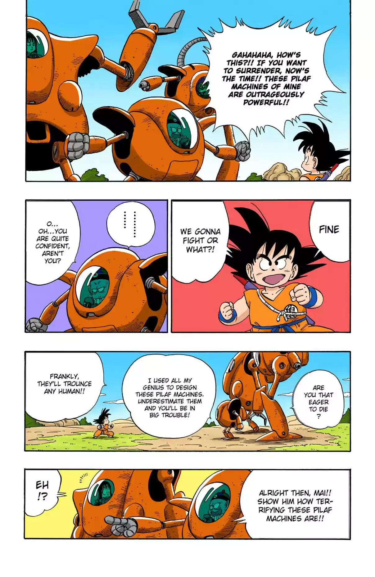 Dragon Ball Digital Colored Comics Vol. 9 Ch. 109 A Second Helping of Pilaf