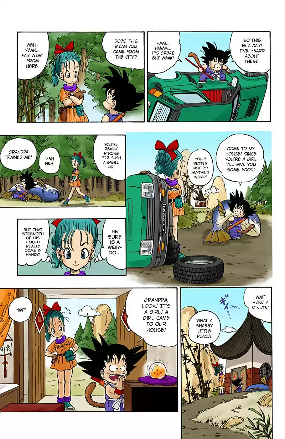 Dragon Ball Full Color Edition Vol. 1 Ch. 1 Bloomers and Son Goku