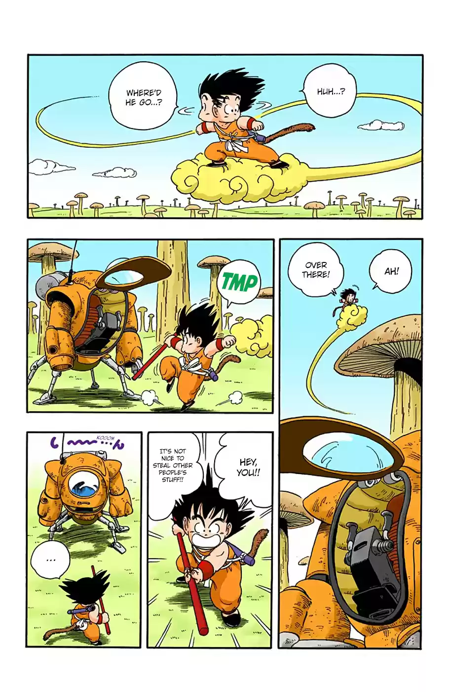Dragon Ball Full Color Edition Vol. 2 Ch. 18 The Dragon Balls Are Stolen!!