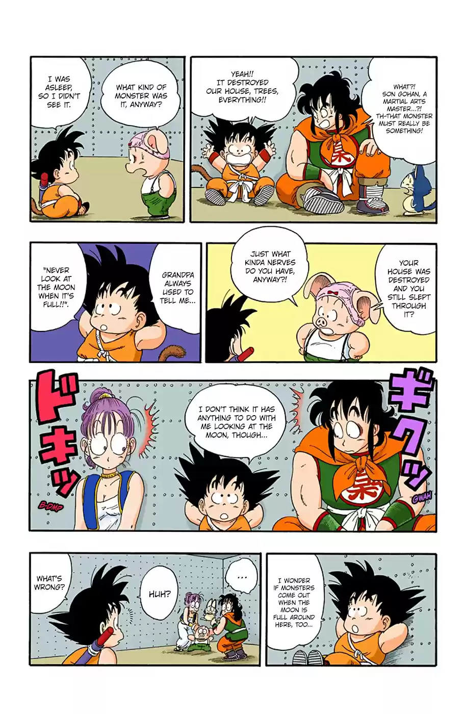 Dragon Ball Full Color Edition Vol. 2 Ch. 21 Full Moon