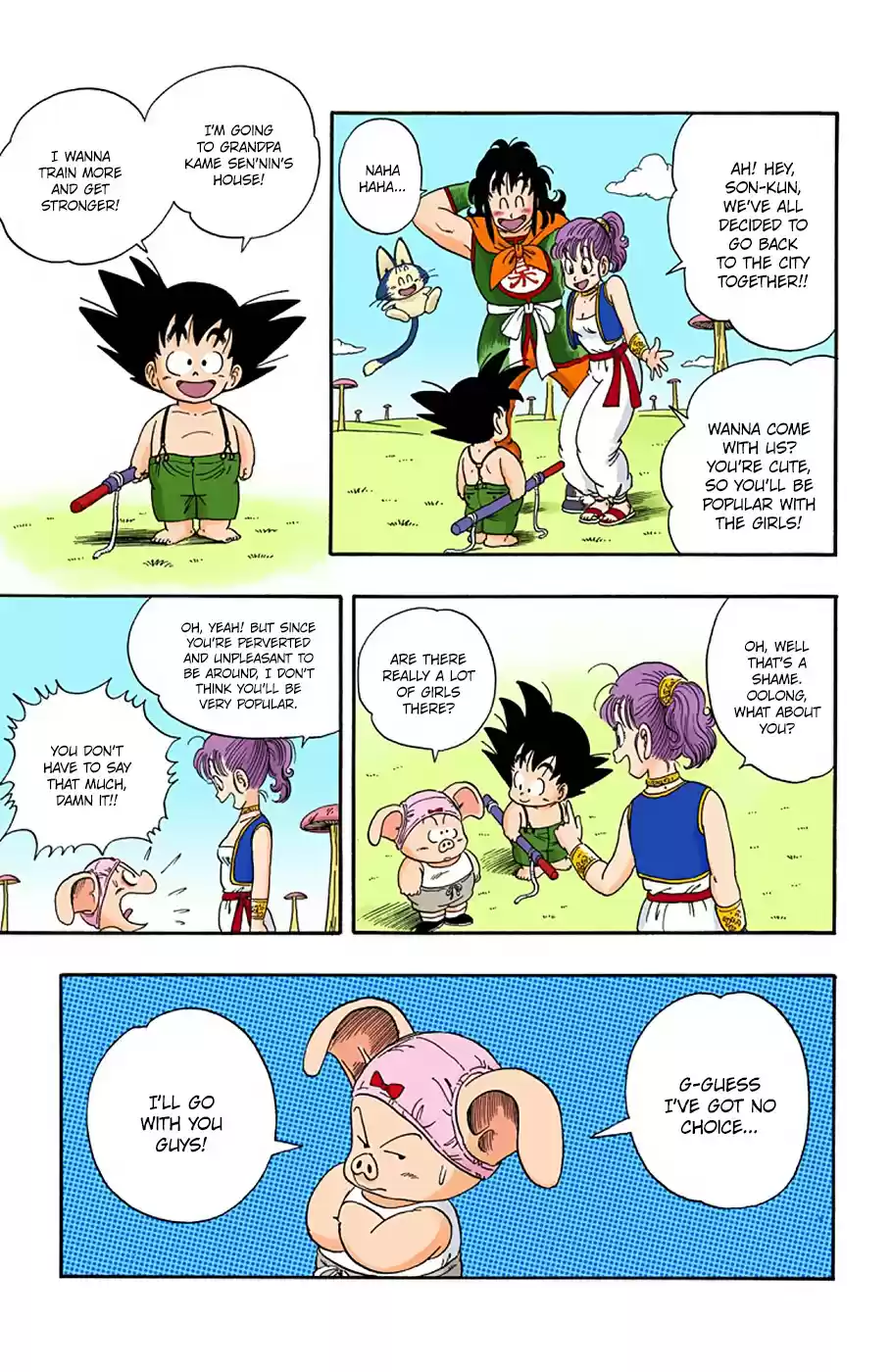 Dragon Ball Full Color Edition Vol. 2 Ch. 23 The Dragon Team Splits Up