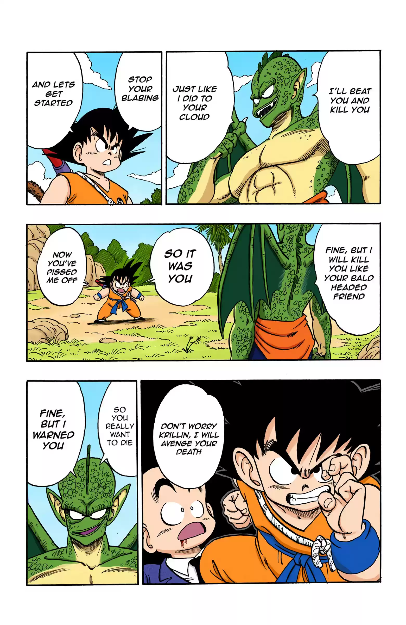Dragon Ball - Full Color Edition Vol.12 Chapter 141: Goku Vs. Tambourine