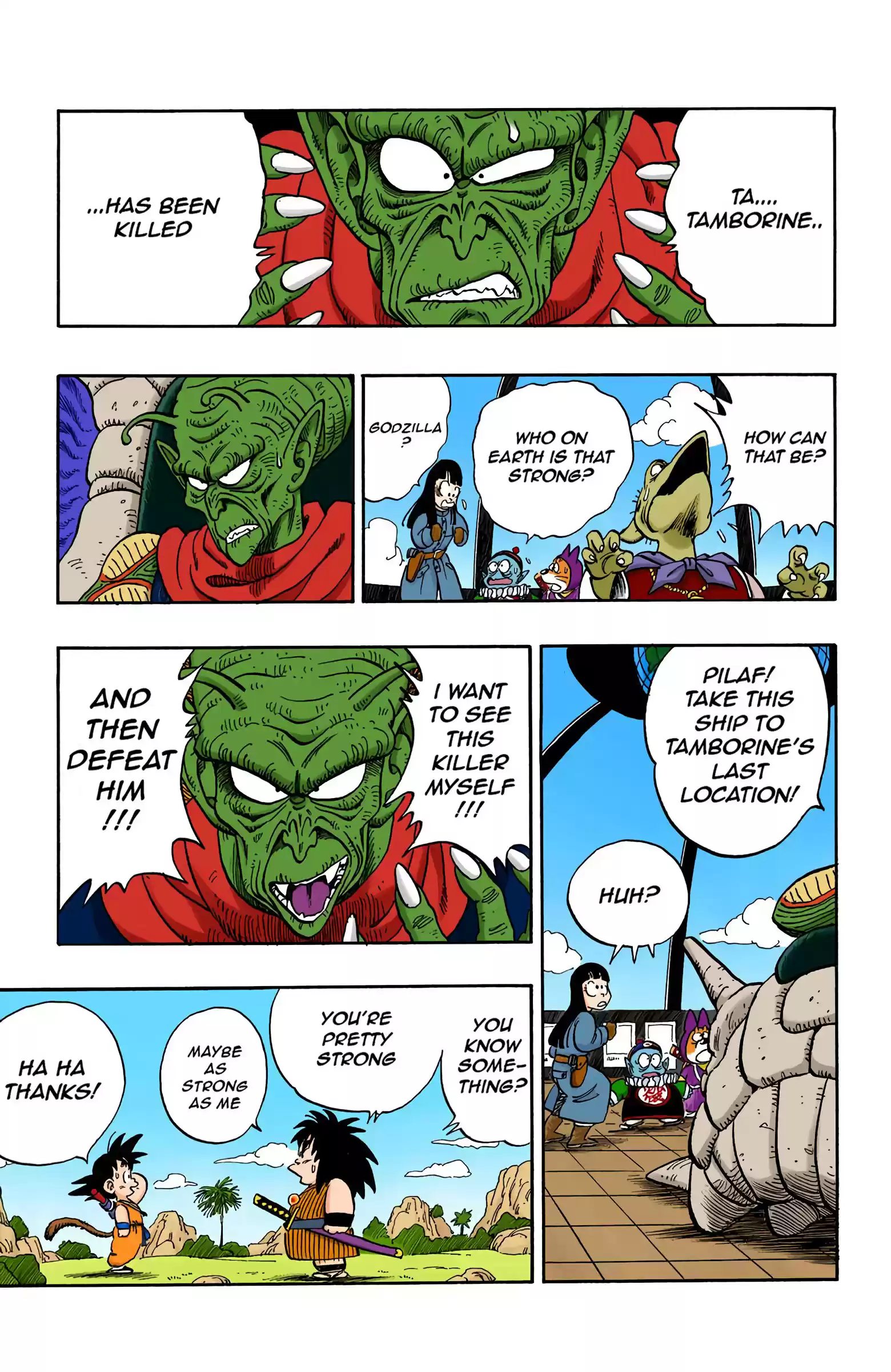 Dragon Ball - Full Color Edition Vol.12 Chapter 141: Goku Vs. Tambourine