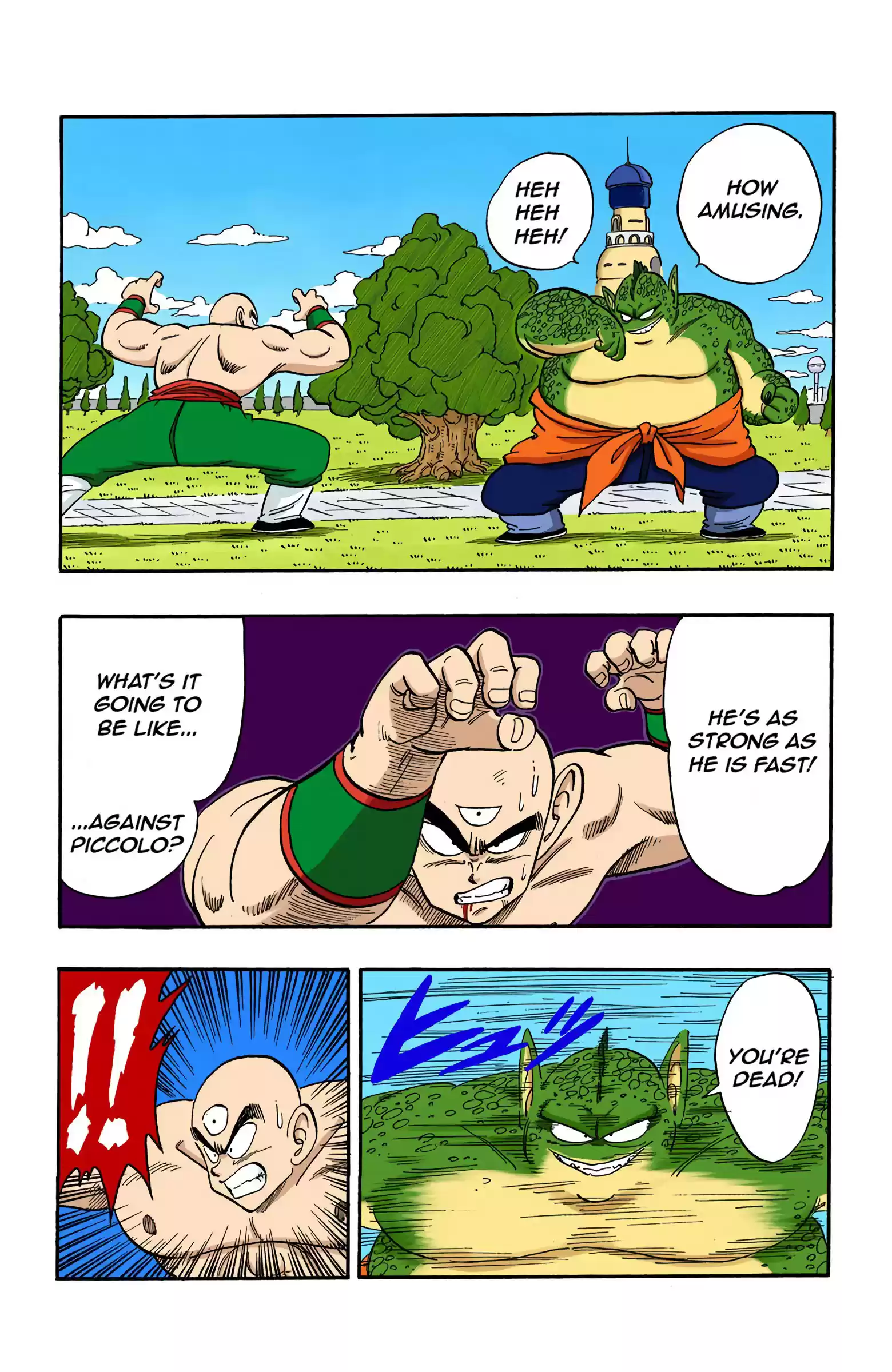 Dragon Ball - Full Color Edition Vol.13 Chapter 154: Tenshinhan Vs. Drum