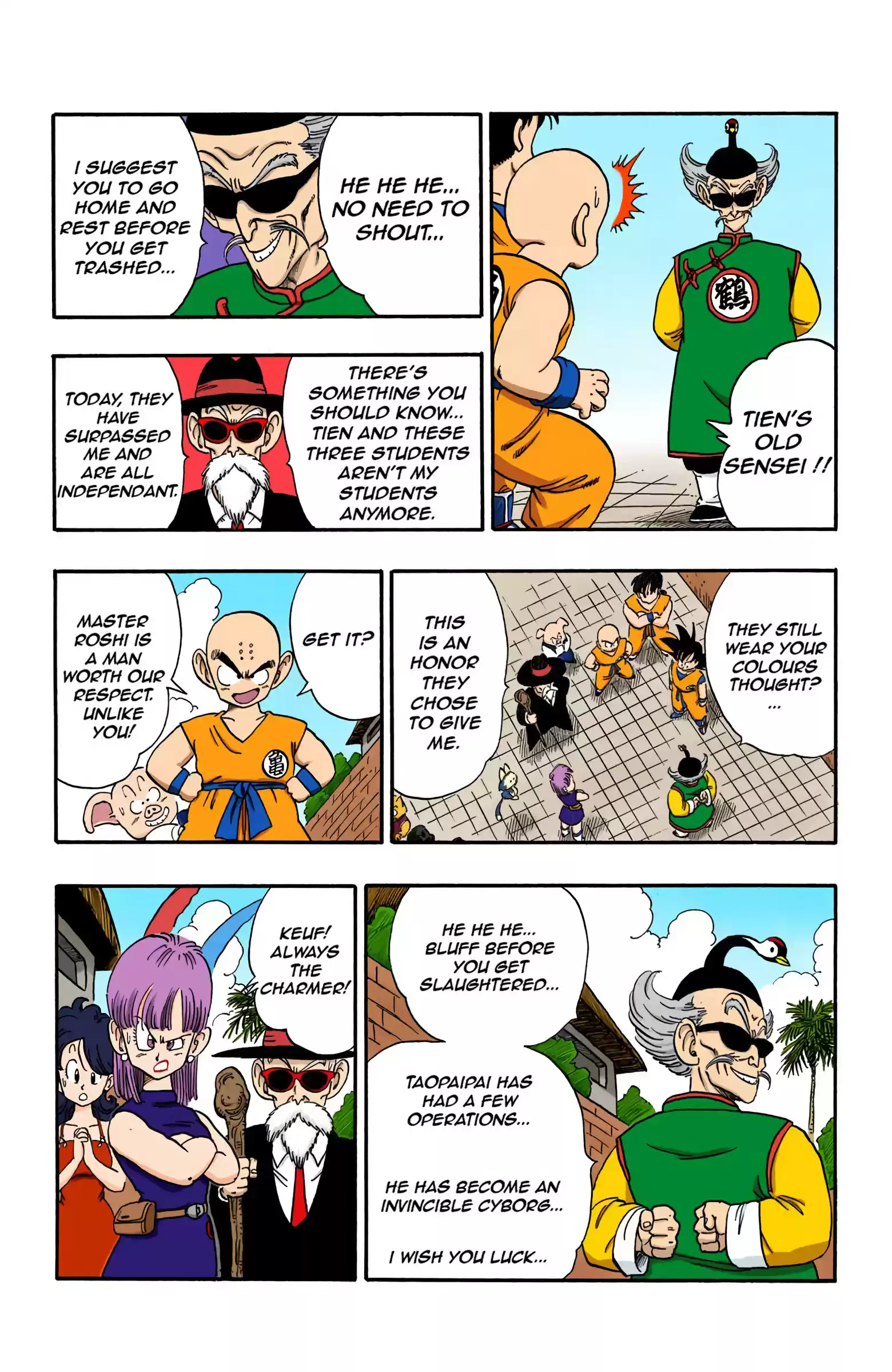 Dragon Ball - Full Color Edition Vol.14 Chapter 169: Tenshinhan Vs Taopaipai