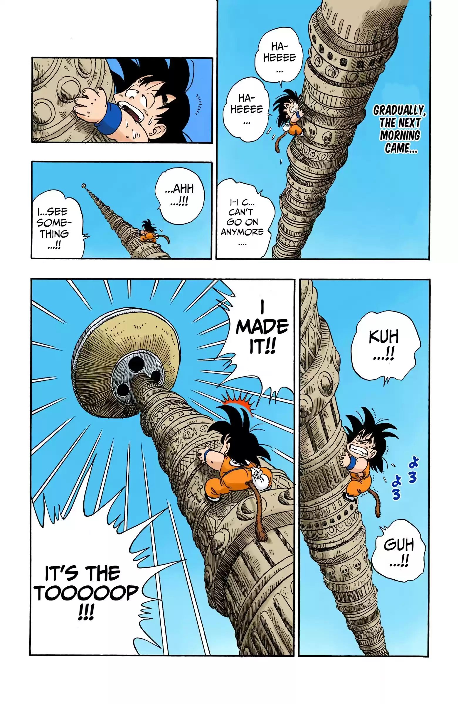 Dragon Ball - Full Color Edition Vol.7 Chapter 87: The Great Climb